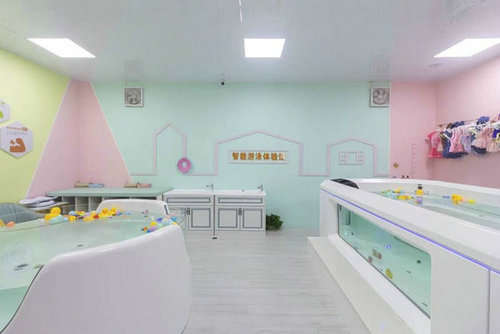 巴彦亚克力婴儿儿童游泳池母婴卖场店配套水育项目